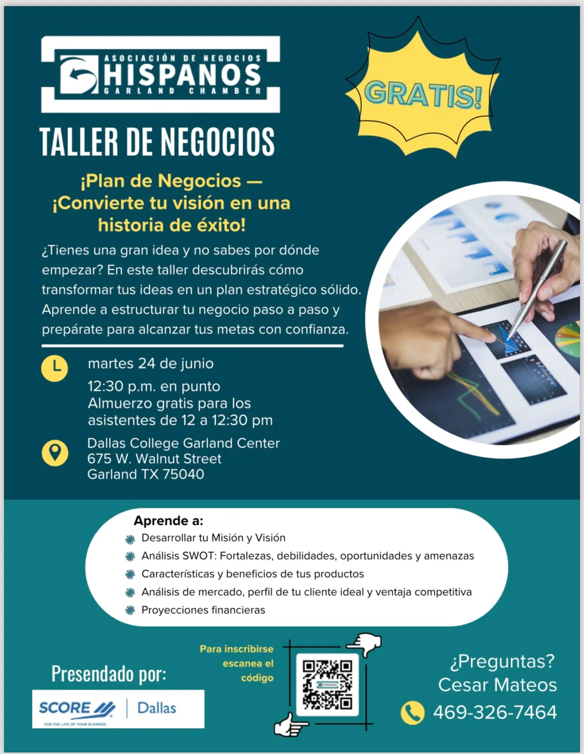 Flyer del evento
