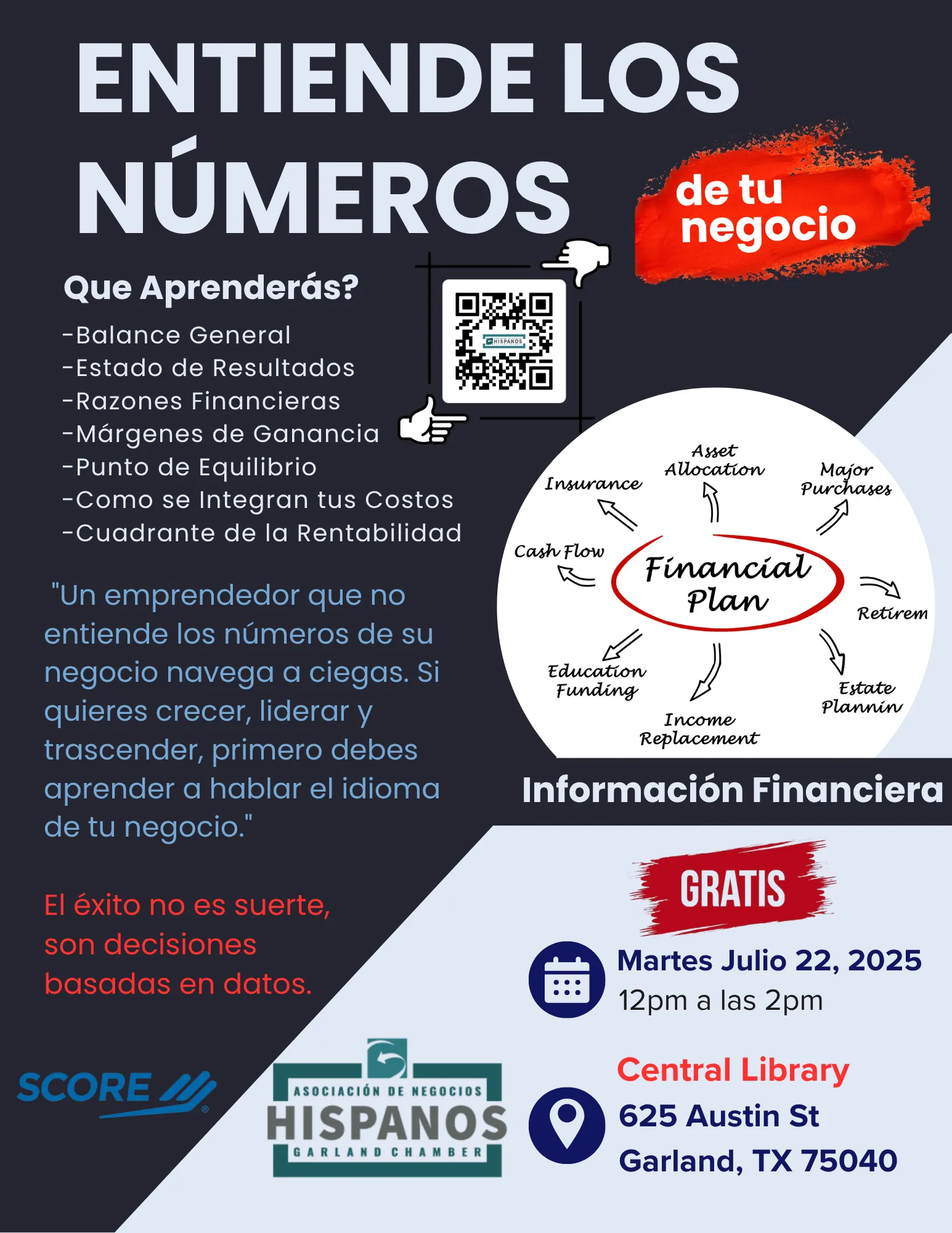 Flyer del evento