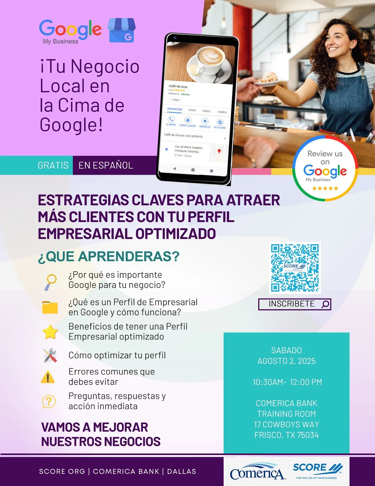 Flyer del evento