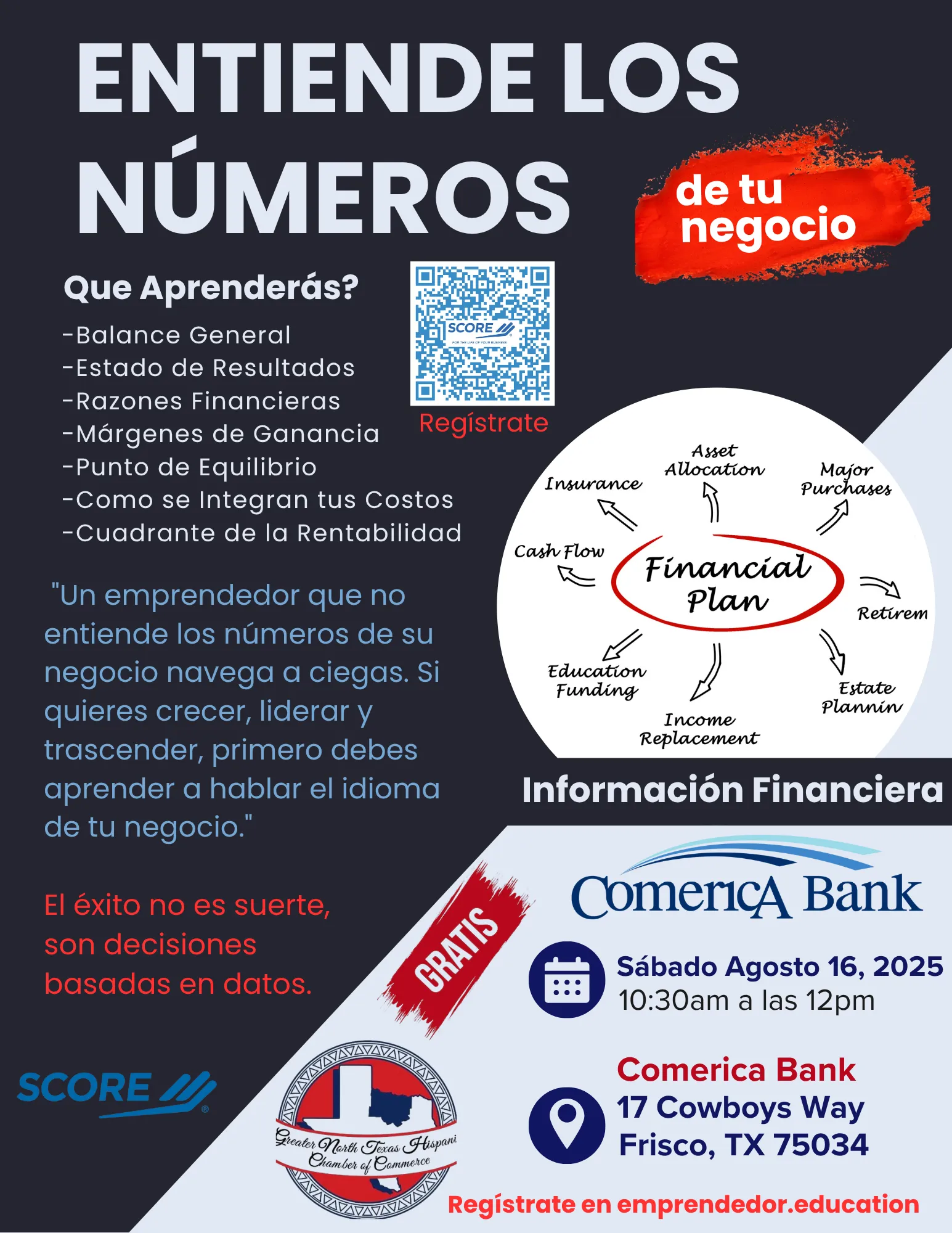 Flyer del evento