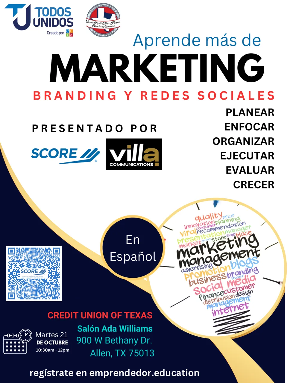 Flyer del evento