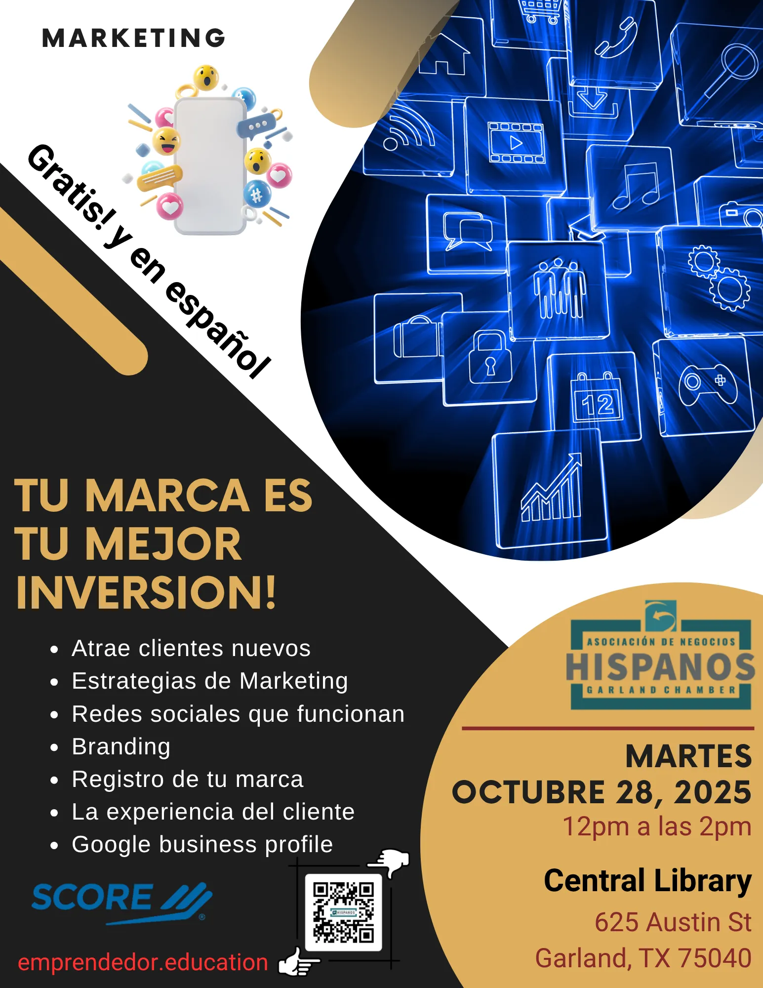 Flyer del evento